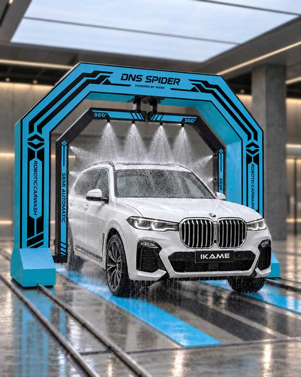 Robotic Carwash Spider